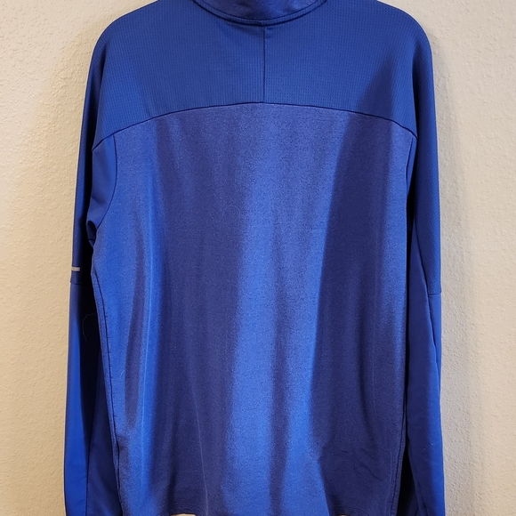 Nike Mens Large Dri-FIT Element Blue Reflective 1/2 Zip Running Top DJ0531-430 - Picture 3 of 10